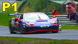MAX VERSTAPPEN WINS at the NÜRBURGRING in a FERRARI! Race Highlights, Crashes & Action NLS 9