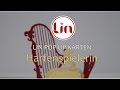 Pop Up 3D Karte Zum Geburtstag Geschenk Für Musiker Harfenspielerin