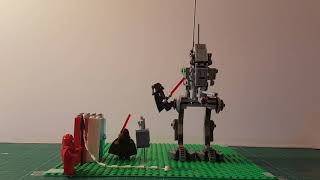 Ben&#39;s 1st Lego Star Wars stop animation film