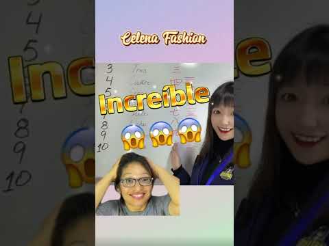 CelenaTong.Idioma chino!!Cómo escribir los números en chino,INCREÍBLE!!!