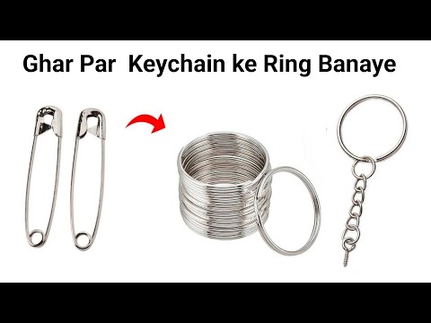 DIY Homemade keychain ring/useful keychain ring making/how to make keychain ring at home