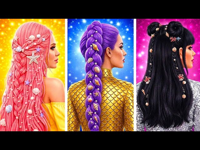 GOOD Mermaid vs BAD Mermaid ✨ Stunning Mermaid Makeover
