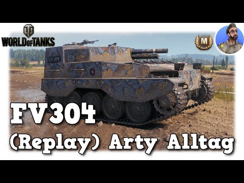 World of Tanks - FV304 - Arty Alltag auf Tier 6