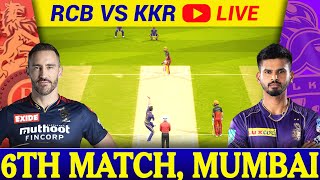 Live: RCB Vs KKR, Match 6, Mumbai | Live Scores and Commentary | Only in India | IPL LIVE 2022