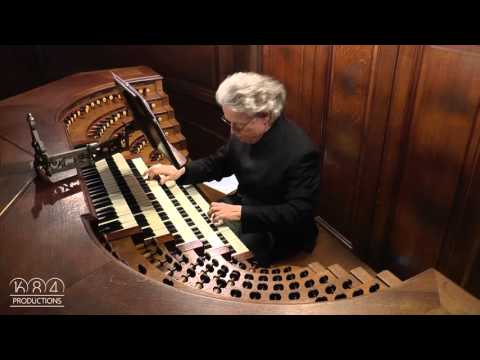 Saint-Sulpice organ, Daniel Roth plays Bach Schübler Chorale 