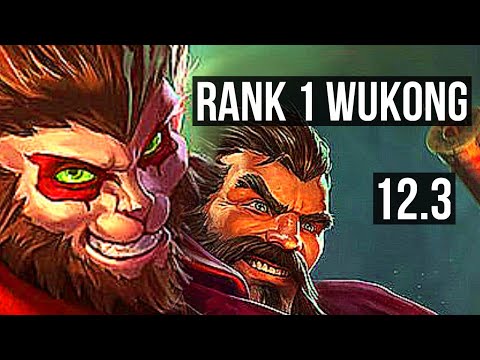 WUKONG vs GRAVES (TOP) | Rank 1 Wukong, 8/1/7 | NA Challenger | 12.3