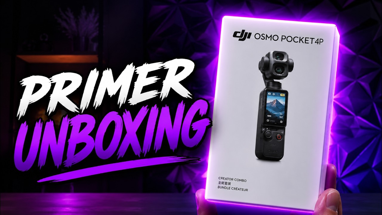 Primer Unboxing Osmo Pocket 4P (ESTA BRUTAL)