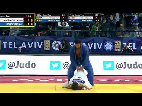 Ferdinand Karapetyan (ARM) win Marco Madaloni (ALB) | TEL AVIV GRAND PRIX 2020