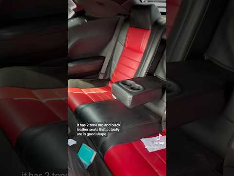 Just in ! Wrecked Dodge Challenger 5.7 HEMI with 2 tone leather seats and weird window louvers !