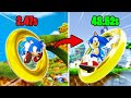 How Fast Does Sonic Appear In Every Sonic Game