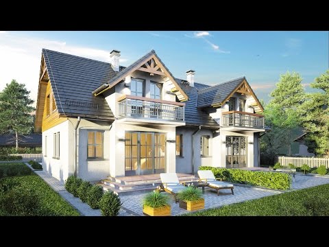 Projekt domu DOBOROWY DUET Pracownia Projektowa Studio Atrium