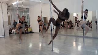 POLE DANCE FPR GALA 2019 - SHOW N°6 Aurélie A Elisa Johanna Sandra