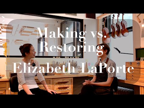Tarisio Luthier Elizabeth Laporte: Ep. 2, "Making vs. Restoring a violin"