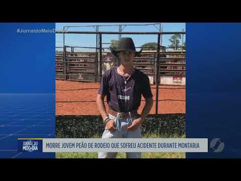 Jovem peão morre em rodeio em Aparecida do Rio Doce