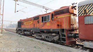 A Short Journey Behind Alco Locomotive - TKD WDM-3A #16537 With Roza - Bareilly Passenger Special