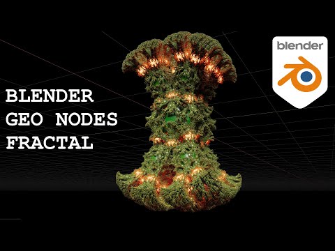 Geometry Nodes Fractal Tutorial
