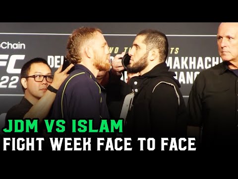 Jack Della Maddalena vs. Islam Makhachev Intense FACE OFF