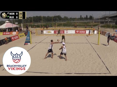 Mol.H/Berntsen (NOR) vs. Dziadkou/Piatrushka (BLR) 2019 FIVB Warsaw 1. qualification round