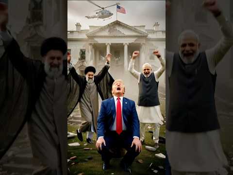 😃Modi, Ali Khamenei and Trump Witness😜 White House Disaster#funny #comedy #modi