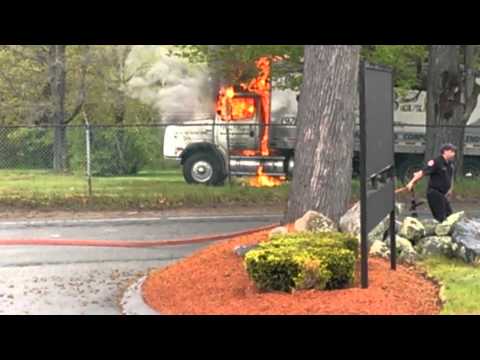 Truck fire Wilmington ma