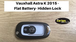 Astra K Hidden Door Lock HOW TO open car
