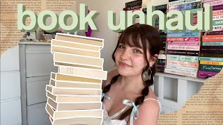 book unhaul ✧.* getting rid of 20+ books