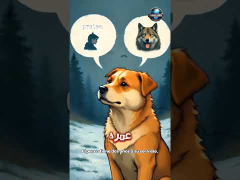 حين يعلّم الذئب الكلب درساً في الكرامة! #اكسبلور #قصص_مؤثرة