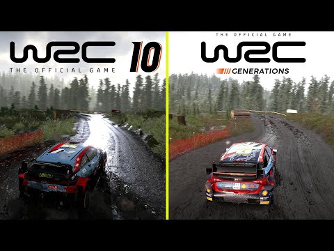 WRC Generations vs WRC 10 PS5 Graphics Comparison