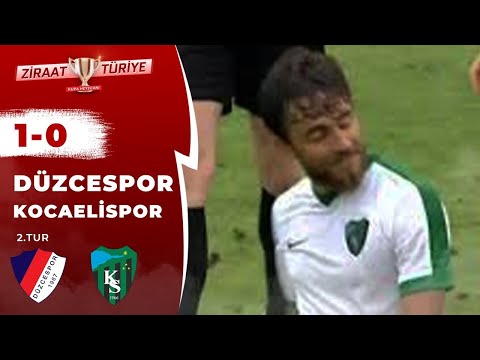 Düzcespor 1-0 Kocaelispor Maç Özeti (Ziraat Türkiye Kupası 2.Tur) 30.08.2017