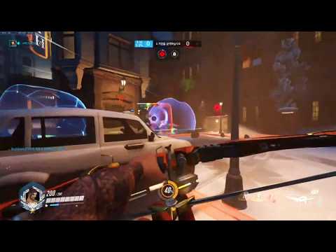 Pro HANZO CARRY by - Architect! 34 ELIMS! POTG! [ OVERWATCH SEASON 19 TOP 500 ]