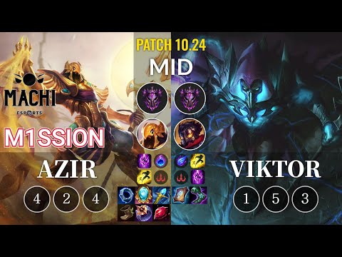 MCX M1ssion Azir vs Viktor Mid - KR Patch 10.24
