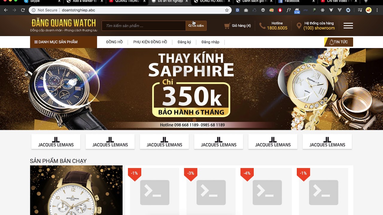 [Seri] - Website đồng hồ - Review profile người dùng