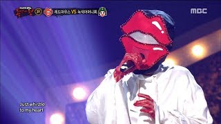 [King of masked singer] 복면가왕 - &#39;Red Mouse&#39; 3round - WHISTLE 20171203