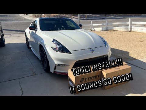 370z Nismo ⚙ Tomei + Z1 Y Pipe Install ⚙ IT'S SO LOUD!!!