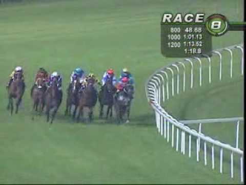 Planeta Turfe - Cingapura 2010 - João Moreira 57ª Vitória - Kranji Stakes C(Hazza).wmv