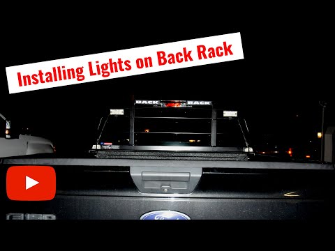How To Install LED Lights On a Back Rack [4K]