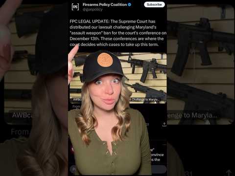 Could It Finally Be Time?!? SCOTUS to Consider AWB Case?!? #2ndamendment #shortsvideo #shorts Thumbnail