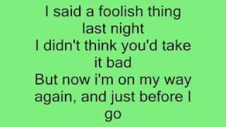 Paul McCartney - One more Kiss (Lyrics!)