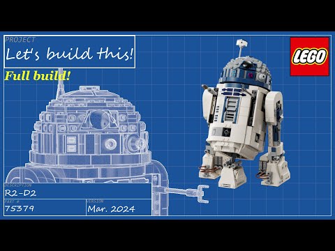 Let's build this live! - LEGO Star Wars - 75379 R2-D2 - Full Build