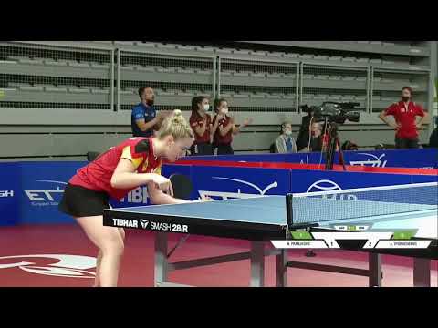 Naomi Pranjkovic (GER) vs Alina Vydruchenko (UKR) | JGT R16 | 2021 European Youth Championships