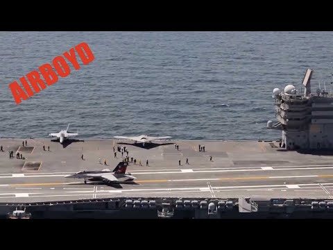 X-47B Launch Aerial View