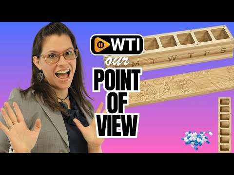 Wood Weekly Pill Organizer - WTI product video review