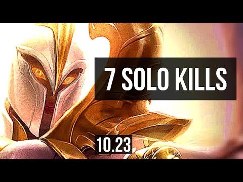 Odoamne KAYLE vs SYLAS (TOP) | 7 solo kills, 12/3/9, Rank 7 Kayle | EUW Challenger | v10.23