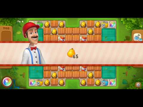 Gardenscapes Level 1980 Walkthrough "No Boosters Used"