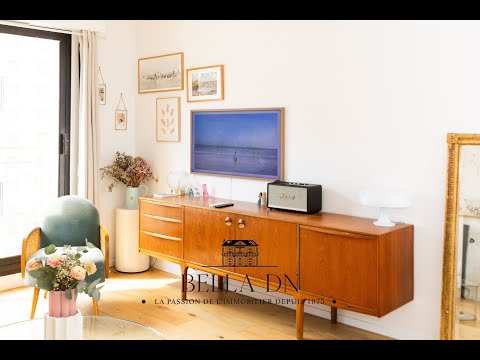 VELOURS - A vendre appartement 3 ch-PARIS 15ème rénové par architecte. For sale, 3-bedroom apartment