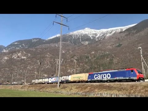 #2# TRENI MERCI e passeggeri a Claro / Seconda parte (26.02.2021)