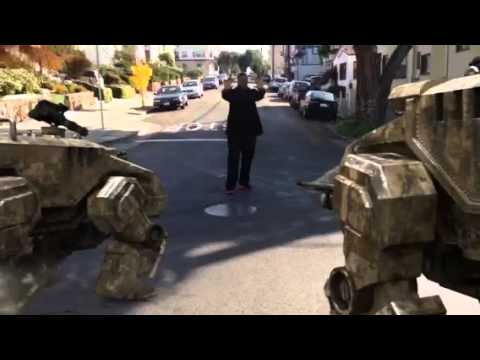 Robots shooting at me