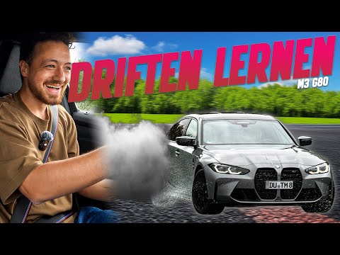 Drifting for the first time with the BMW G80 M3 | ADAC Drift Training