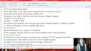 Chimica Organica - Alcheni