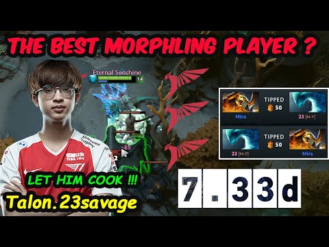 The Best Morphling Player in the World ?? 23savage 13K MMR Signature Hero Show in 7.33D Patch Dota 2